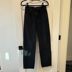 Reformation Black Straight Women's Jeans